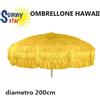 SUNNY STAR OMBRELLONE HAWAY DIAMETRO 200 CENTIMETRI GIALLO