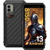 Ulefone Power Armor X11 Rugged Smartphone Android 13(8GB+32GB/TF-256GB, Caméra 16MP+5MP, Écran 5.45 HD+) 4G Dual SIM Impermeabile IP68/IP69K, NFC/GPS/Face ID