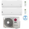 Lg Climatizzatore Condizionatore LG Libero Smart R32 Wifi Dual Split Dual Inverter 9000 + 12000 BTU con U.E. MU2R15 NOVITÁ Classe A+++/A++