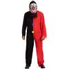Carnival Toys Clown face costume, for man (One size: M/L) in bag w/hook.