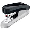 Novus E 15 - Cucitrice compatta con levapunti integrato, capacità 15 fogli, colore: Nero/Grigio