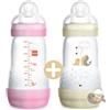 BAMED BABY ITALIA Srl Mam Biberon Easy Start 260 ml Femmina 2 Pezzi