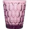 H&H Blow Set 6 Bicchieri in Vetro, Viola, 32cl