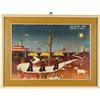 Quadro Contemporaneo Dipinto di U. Toniato Olio su Faesite Italia 1970