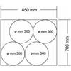 Sirman Forno Pizza Modello VESUVIO 105x70 Elettrico Digitale Digitale