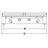 Sirman Piastra elettrica Modello PDML doppia Con piano cottura Liscio Liscio Potenza Watt 3000