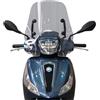 BRIXIAMOTO FABBRI parabrezza moto grigio SUMMER compatibile con PIAGGIO MEDLEY 125 2020-2023 e per MEDLEY 150 2020-2023