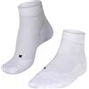 FALKE TE4 Short W Sso cotone filo funzionale antivesciche 1 paio, Calzini da tennis Donna, Bianco White 2000, 37-38