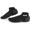 Seac Tropic, Calzari da Subacquea in Neoprene 2 mm con Suola Rigida e Protezioni su Tallone, M, nero