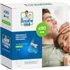 Dr. Breathe Well - 90 Cerotti nasali antirussamento - Respira meglio naso - Cerotti nasali respira bene - Taglia grande 66mm - Cerotto nasale per facilitare la respirazione e la congestione nasale