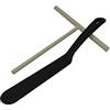 Viva Haushaltswaren # 29107# Crepes Set con Un, plastica, Naturale/Nero, 2 unità