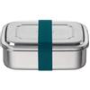 THERMOcafé by THERMOS TC Sandwich Box 1,00 l, in acciaio inox non verniciato, con nastro in tessuto, per università, scuola, ufficio, lavabile in lavastoviglie