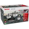 Tefal Daily Cook - Padella antiaderente 28 cm + 2 pentole 20/24 cm + casseruola 16 cm + 5 accessori, adatta a induzione, Thermo-Fusion, segni di misurazione, lavabile in lavastoviglie e forno, in
