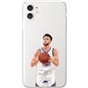 MYCASEFC Stephen Curry Warriors - Cover da basket personalizzata per iPhone 11 Pro Max. Custodia da basket per smartphone per appassionati di basket, idea regalo, design di alta qualità.