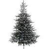 Amicasa Albero di Natale Grandis Innevato 210 cm PV ø 150 9689762