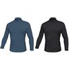 Liabel Pack 2 Lupetto Uomo Cotone Interlock Caldo Vari Colori (Denim - Nero - 8 / 3XL)