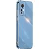EASSGU [Telaio Elettrolitico Custodia per Xiaomi MI 12 Lite (6.55 Inches) Cover Protettiva in Morbido Silicone TPU - Blu navy