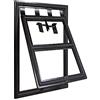 Windhager, 03333 Gattaiola Con Easyclip di montaggio, telaio per protezione dagli insetti, Nero, bloccanile, 20 x 25 cm