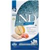 N&D OCEAN Farmina N&D Ocean Adult Medium&Maxi Crocchette Per Cani Adulti Di Taglia Media e Grande Con Salmone, Merluzzo Melone Cantalupo Formato 12 Kg