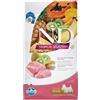 N&D TROPICAL Farmina N&D Tropical Selection Adult Mini Crocchette Per Cani Adulti Di Piccola Taglia Con Maiale e Frutti Tropicali Formato 1,5 Kg.