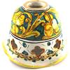 Generico Coppa in ceramica siciliana Santo Stefano di Camastra attacco piccolo E14 ricambio per lampadario lampada applique plafoniera decoro martina
