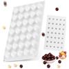 Ezydka Stampo per Sfera di Cioccolato 35Cavità Stampo Sfere Cioccolato Antiaderenti Stampi Sfera Cioccolato Silicone Per Fare Palle Di Cioccolato Torta Gelatina Caramelle Budini Mousse a Cupola