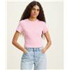 LEVI'S ® Levi's® T-Shirt SS Rib Baby Tee Prism Pink Donna