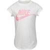 NIKE T-Shirt Bambino Nike Futura Tee - Colore White/Pink
