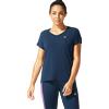 Asics V-Neck SS Top T-Shirt Running Donna