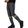 ADIDAS Pantaloni Fitness Uomo Adidas Essentials Fleece Colorblock - Colore DarkGrey/Black/OrbitGreen