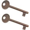 GAMOBIFER Chiave per Serratura AGB Interna ad Incasso (BRONZATO, N. 11)