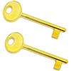 GAMOBIFER Chiave per Serratura AGB Interna ad Incasso (OTTONATO, N. 11)