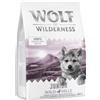 Wolf of Wilderness Confezione prova! Wolf of Wilderness Crocchette, umido e snack per cane - 400 g crocchette Junior Wild Hills - Anatra