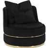 Mauro Ferretti POLTRONA PARIS SPACE NERO/GOLD