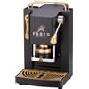 Faber Coffee Pro Mini Deluxe - Macchina Caffé a Cialde Espresso colore Matt Black Ottone - PROMINIBLACKBASOTT