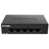 D Link Switch di rete 5 porte SOHO 1G Metal Unmanaged Black DGS 105GL