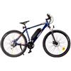 Nilox X6 PLUS Bicicletta Elettrica Bike Alluminio 21 kg Nero Blu