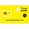 Things Mobile Confezione 10 SIM Cards Things Mobile prepagate per IOT e M2M con copertura globale e senza costi fissi. SIM senza credito incluso.