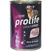 Prolife Grain Free Adult Sensitive Medium/Large Maiale e Patate Umido per Cani Lattina da 400g