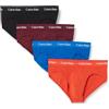 Calvin Klein Hip Brief 7Pk 000NB3884A Slip a Vita Bassa, Multicolore (A I,T P,TG EY,Blk,LP BU,G HR,RD CY), S Uomo