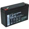 Quality Batteries Batteria di ricambio per Panasonic LC-R0612P 6V 12Ah AGM