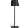 Wilmà Classic Lampada da Tavolo Led Ricaricabile Impermeabile Autonomia 23h | Lampada da Scrivania in Alluminio IP54, Lampada Dimmerabile Led Ricaricabile Senza Fili con Touch Control e Antiribaltamento