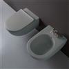 CERAMICA FLAMINIA Sanitari sospesi Flaminia App Cenere vaso GoSilent bidet e coprivaso slim rallentato