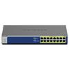 Netgear GS516PP Switch Non Gestito Gigabit Ethernet 10-100-1000 Supporto Power Over Ethernet Blu-Grigio