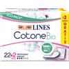 Lines cotone bio salvaslip ripiegati 24 pezzi