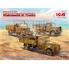 ICM 1/35 Wehrmacht 3t Trucks (V3000S, KHD S3000, L3000S) ICM DS3507