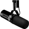 Shure SM7dB-Microfono dinamico, ideale per applicazioni broadcast, podcast/registrazione, ampia risposta in frequenza, suono caldo e omogeneo, costruzione solida, protezione antivento staccabile-Nero