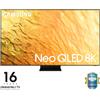 Samsung Smart TV 75 " 8K UHD Neo QLED sistema Tizen colore Nero QE75QN800BTXZT