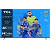 TCL Smart TV 55 Pollici 4K Ultra HD Display LED Sistema Google TV Nero 55P638