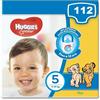 Huggies Pannolini Unistar Taglia 5 (11-25 kg) Confezione da 112 Pannolini (8X14)